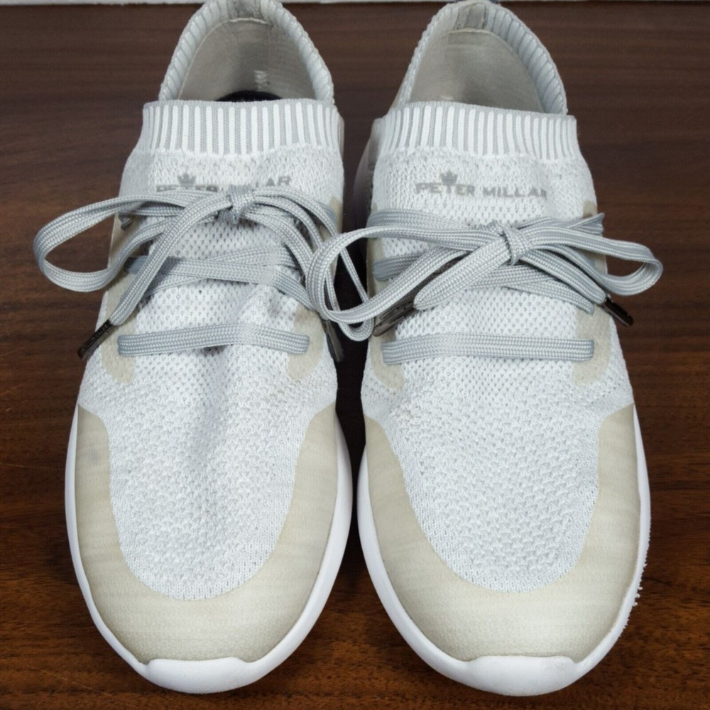 Peter Millar Gray Hyperlight Glide Fashion Sneaker Shoes Womens Sz 8 - Picture 3 of 8